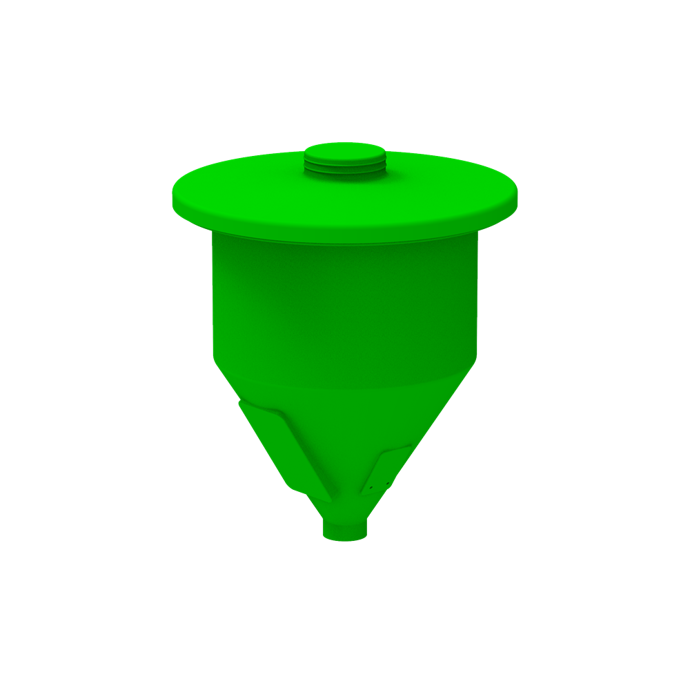 PPLHL-445X382X295 MM - HOPPER WITH LID